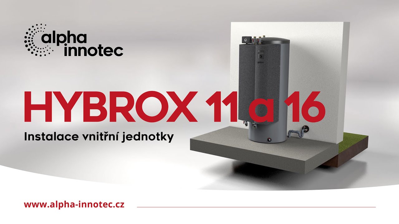 Hybrox 11 a 16 - Instalace vnitřn&iacute; jednotky