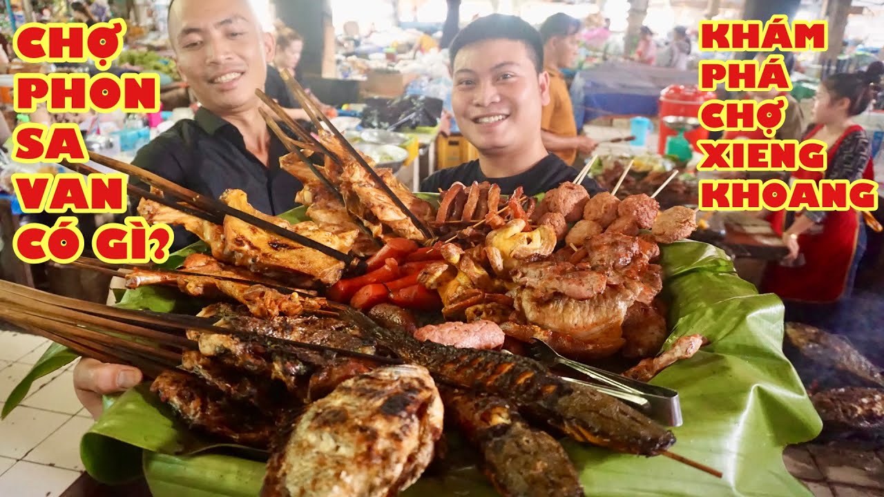 LÀO DU KÍ - KHÁM PHÁ CHỢ PHONSAVAN LẠ LẪM / CẦM HAI TRĂM NGHÌN KÍP ĂN ĐƯỢC GÌ Ở LÀO? CƠM QUÊ TV