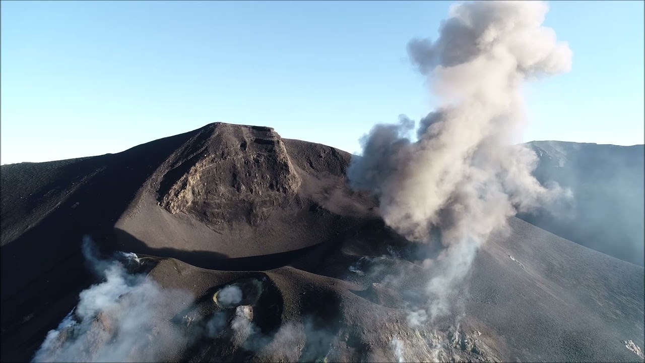 Il vulcano Stromboli.