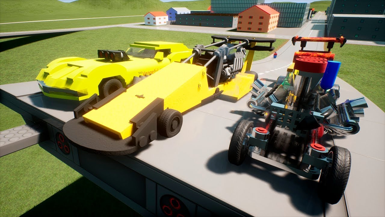 SALTANDO COM CARROS, O GQ ROUBA MUITO! BRICK RIGS