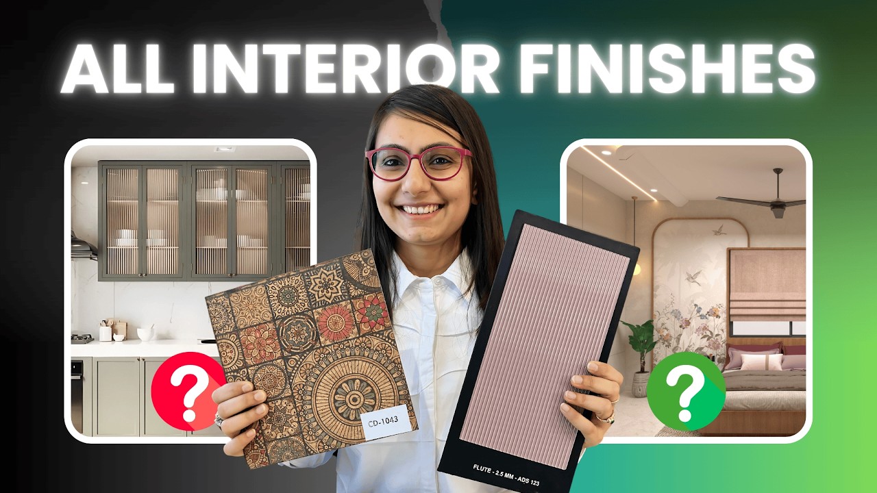 Laminate vs Acrylic vs Veneer vs PU Finish | Best Interior Finish for Kitchen & Wardrobe?