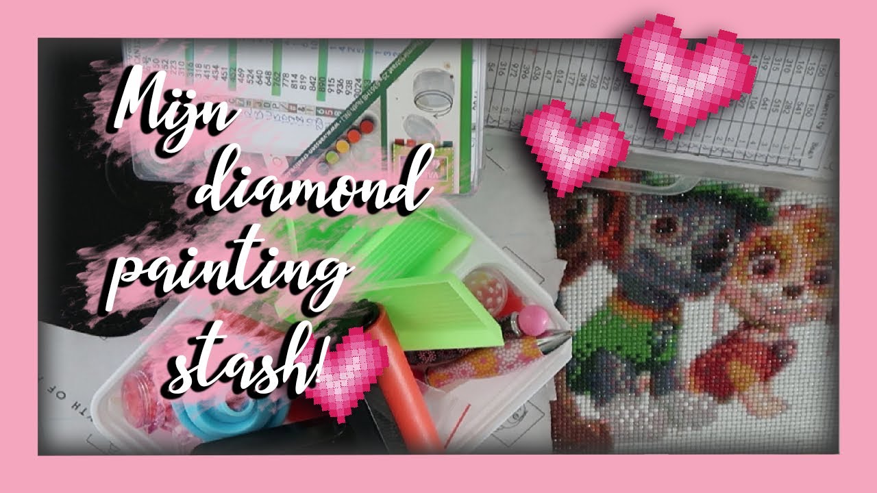 MIJN DIAMOND PAINTING STASH EN BEWAARSYSTEMEN!  EXTRA VIDEO
