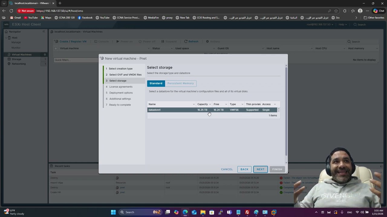 Pnetlab over ESXI 1 of 4