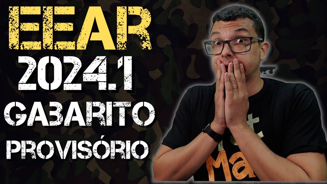GABARITO PROVIS&Oacute;RIO DA EEAR 2024.1 !