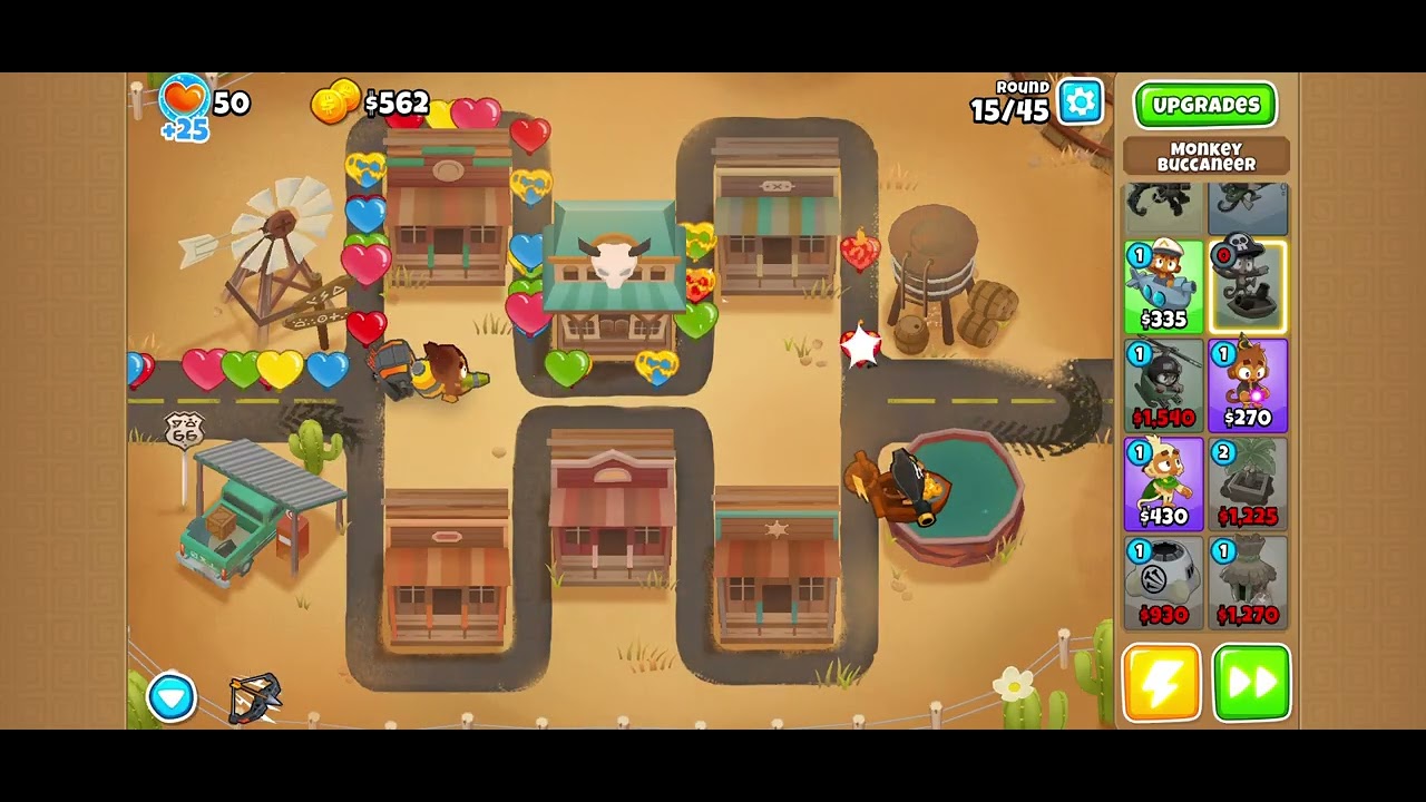 Bloons TD 6 Odyssey January 28, 2026 | Symmetrical Adventures | Map 1 Middle of the Road #btd6 
