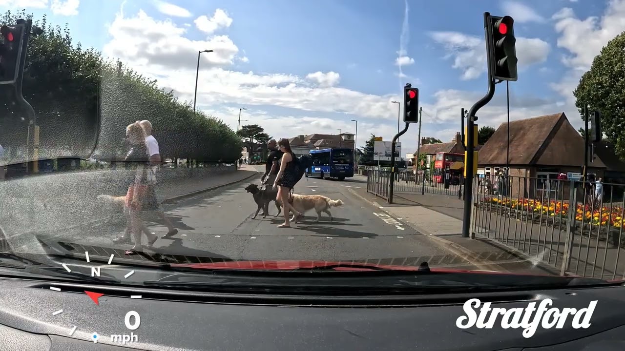 POV Drive 4K Stratford | City Pov drive | Shakespeare birthplace