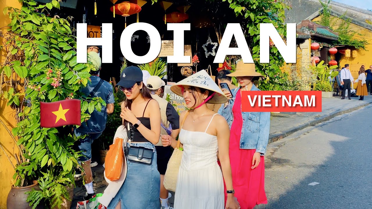 Hoi An Vietnam 🇻🇳 4K - Walking at Weekend in Hoian Ancient Town 