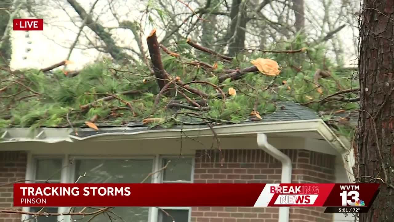 TEAM COVERAGE: Small tornado, strong storms cause damage across Central Alabama