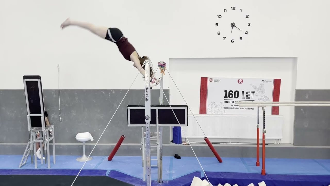 Sportovní gymnastika Poděbrady: První rok v novém gymnastickém sále.