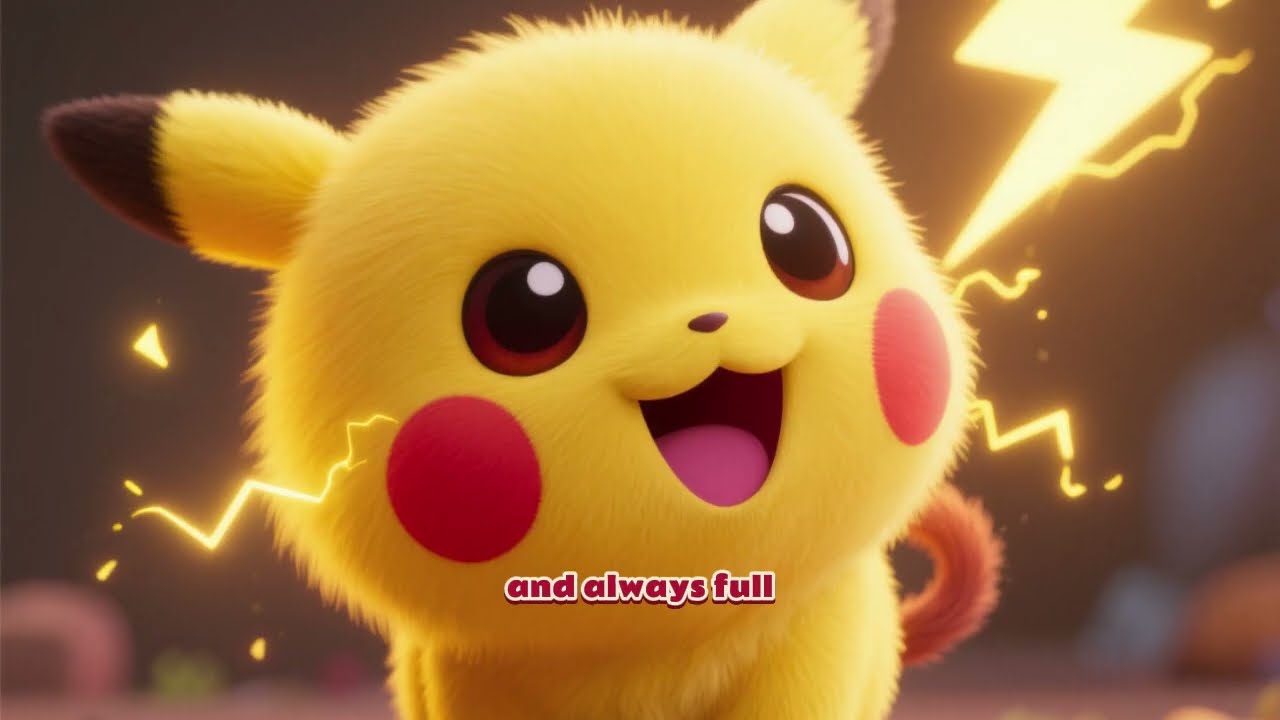 Pikachu – The Happy Electric Pokémon!