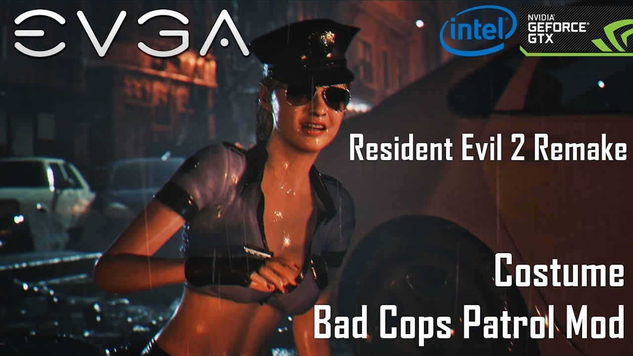 Resident Evil 2 Remake Claire Redfield Bad Cop Patrol Outfit Mod