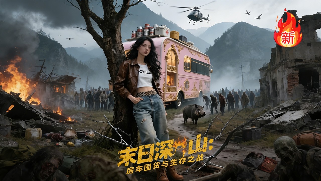 【热门🔥剧】《末日深山：房车囤货与生存之战》为躲母亲，我开百万房车南下，却在途中遭遇丧尸爆发。幸好发小早有预警，这辆用来逃跑的车，成了我们三人的移动堡垒。 #漫剧#完结#玄幻#逆袭#嘎嘎乐#科幻