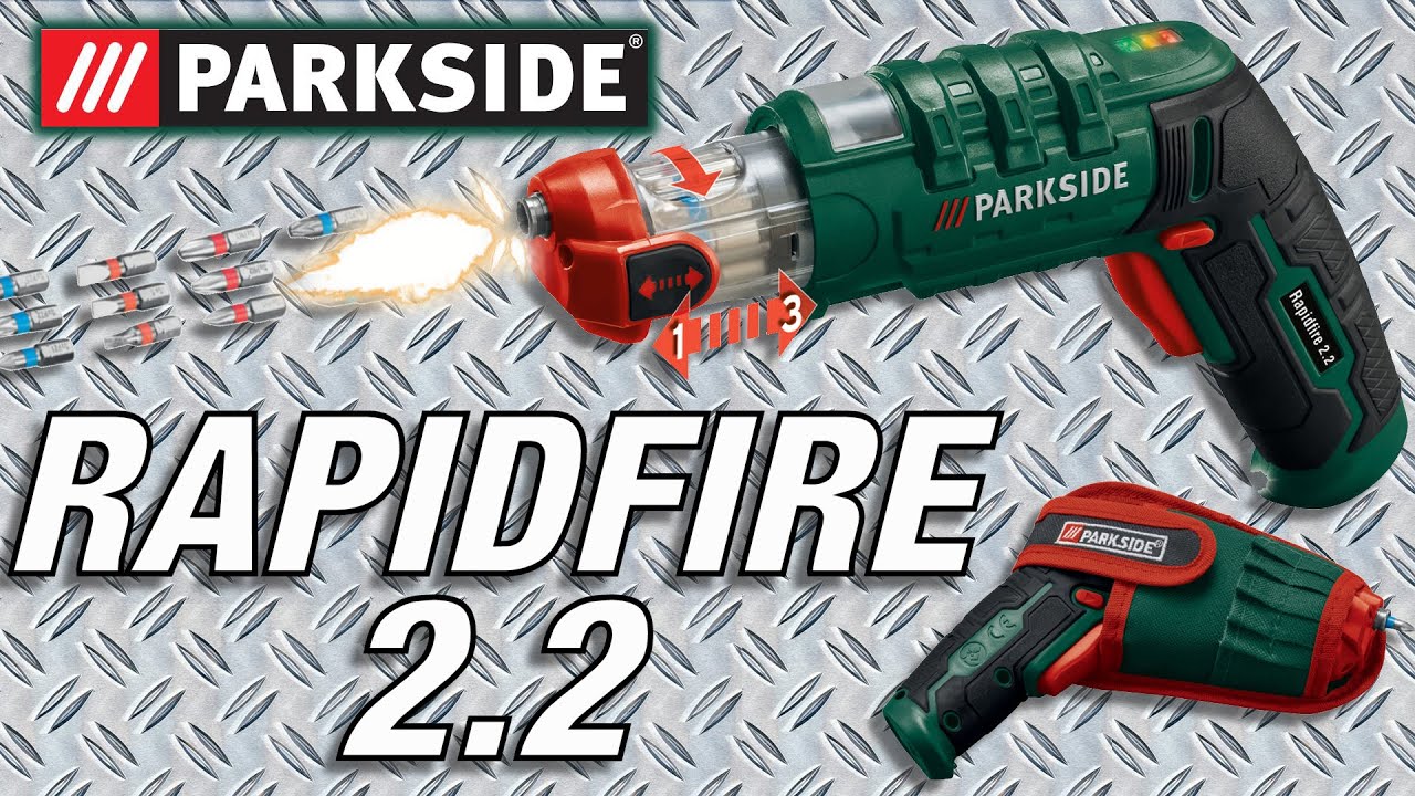 RAPIDFIRE 2.2 Avvitatore Ricaricabile con Tamburo portabit stile Revolver
