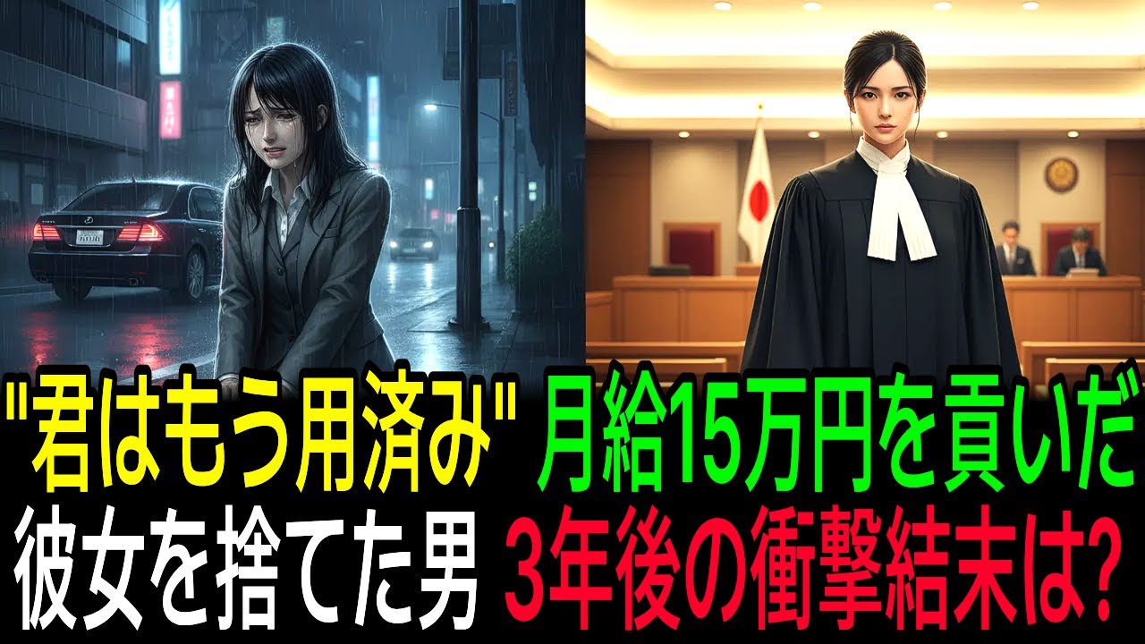 (謎の人生) 月給の大半を渡していた彼氏が司法試験合格後に豹変「公務員とは釣り合わない」発言の3年後収賄で逮捕された元彼を法廷で裁く弁護士になった女性の物語7級公務員を見下した裁判官の末路が悲惨すぎる