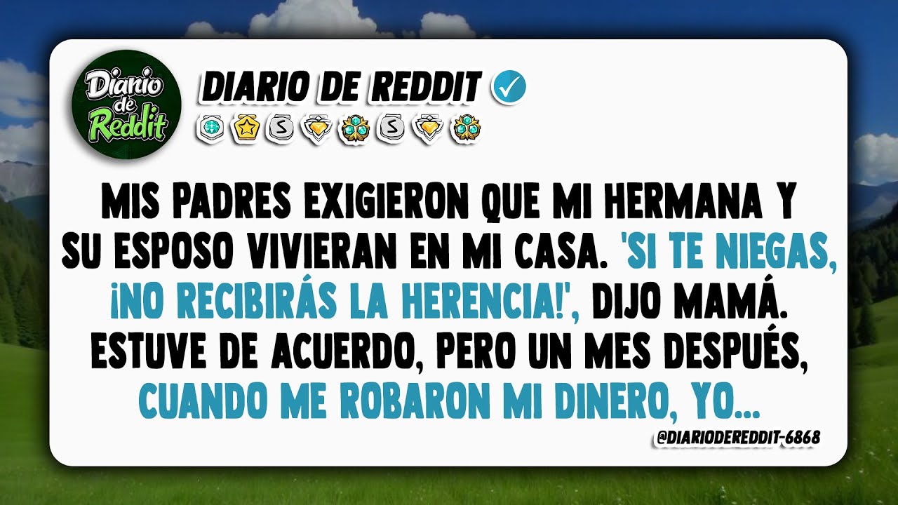 Según mis padres, lo más sensato era que mi hermana y su cónyuge compartieran techo... conmigo