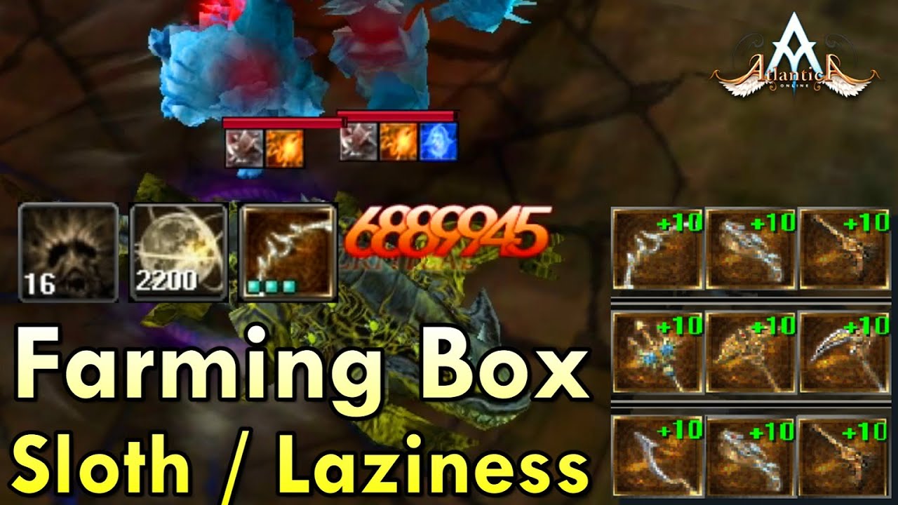 Tutorial Farming Laziness Essence & Abandoned Box of Laziness | Atlantica Online
