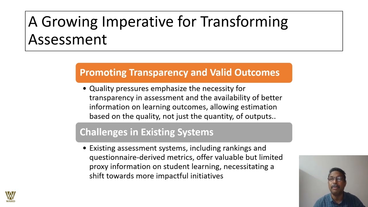 Assessment of learning outcome