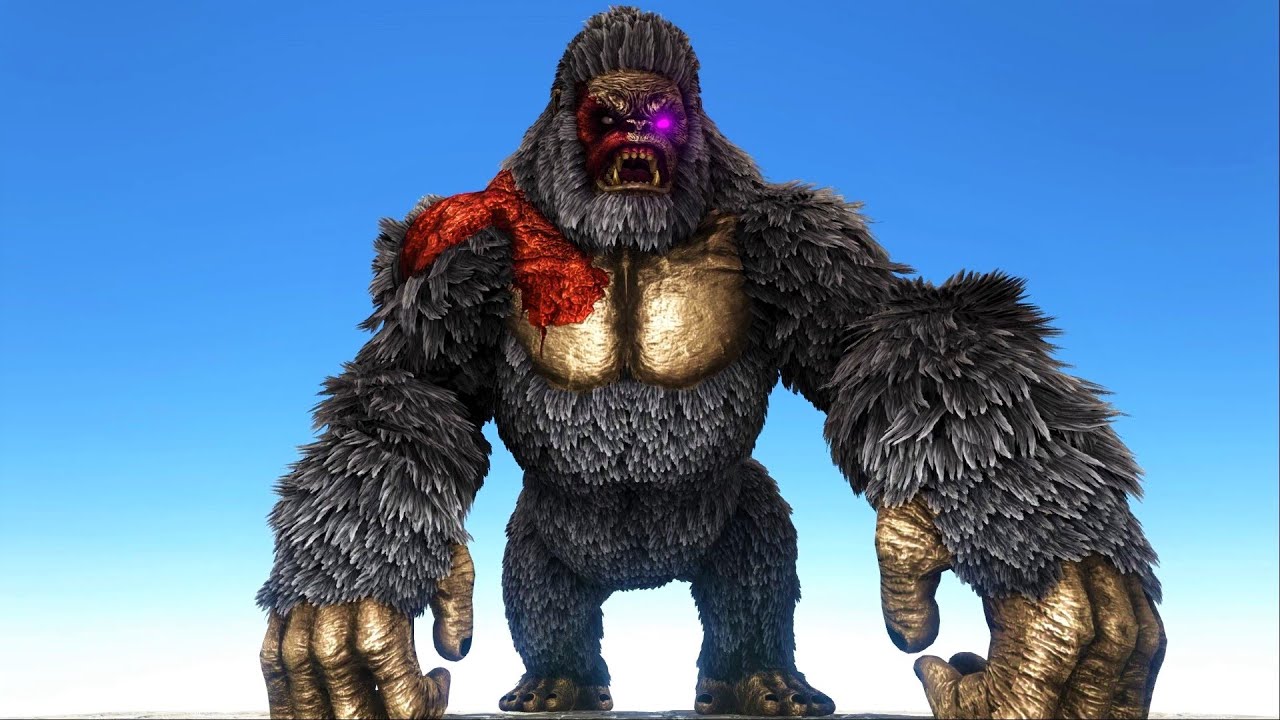 ARK: Survival Evolved - MEGA KING KONG MEGAPITHECUS !!! ARK MODDED MEGA ExCORE E25