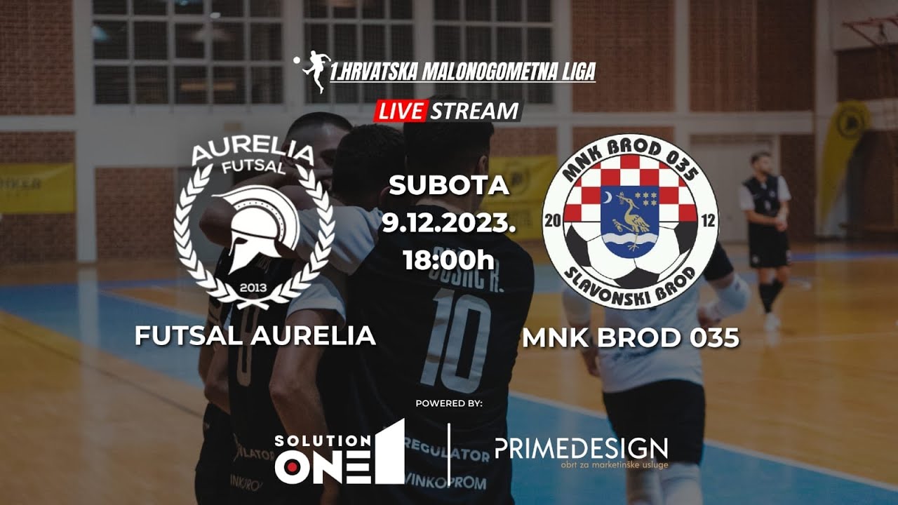 1. HMNL VIII. kolo | Aurelia Futsal vs MNK Brod 035 |