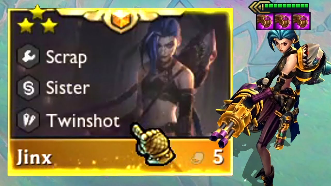3 STAR JINX ⭐⭐⭐ 1v9! | 3 Jeweled Gauntlet | TFT Set 6
