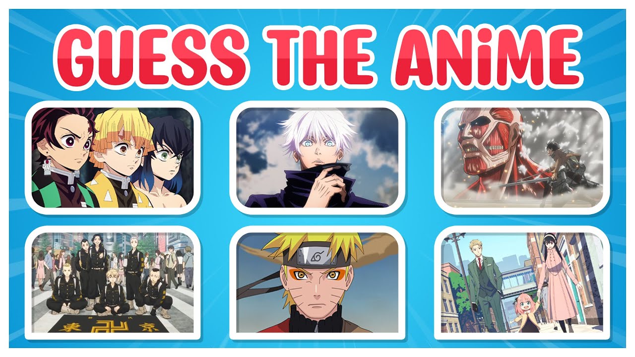 Anime Quiz | Guess The Anime From Character In 5 Seconds (30 Anime)