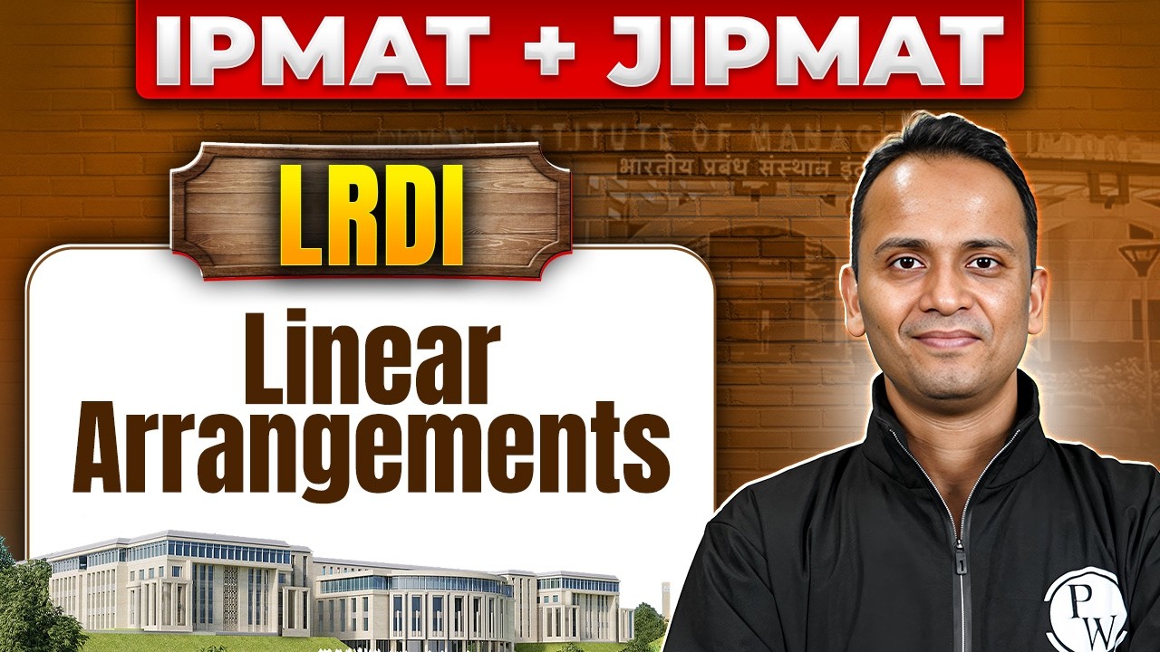IPMAT + JIPMAT Quants 2026 | Linear Arrangements | Warm Up Session