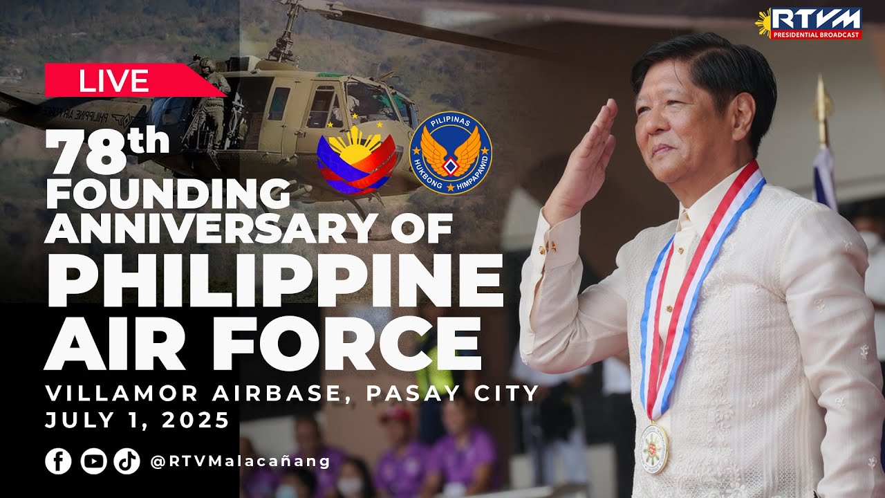78th Founding Anniversary of the Philippine Air Force 7/01/2025