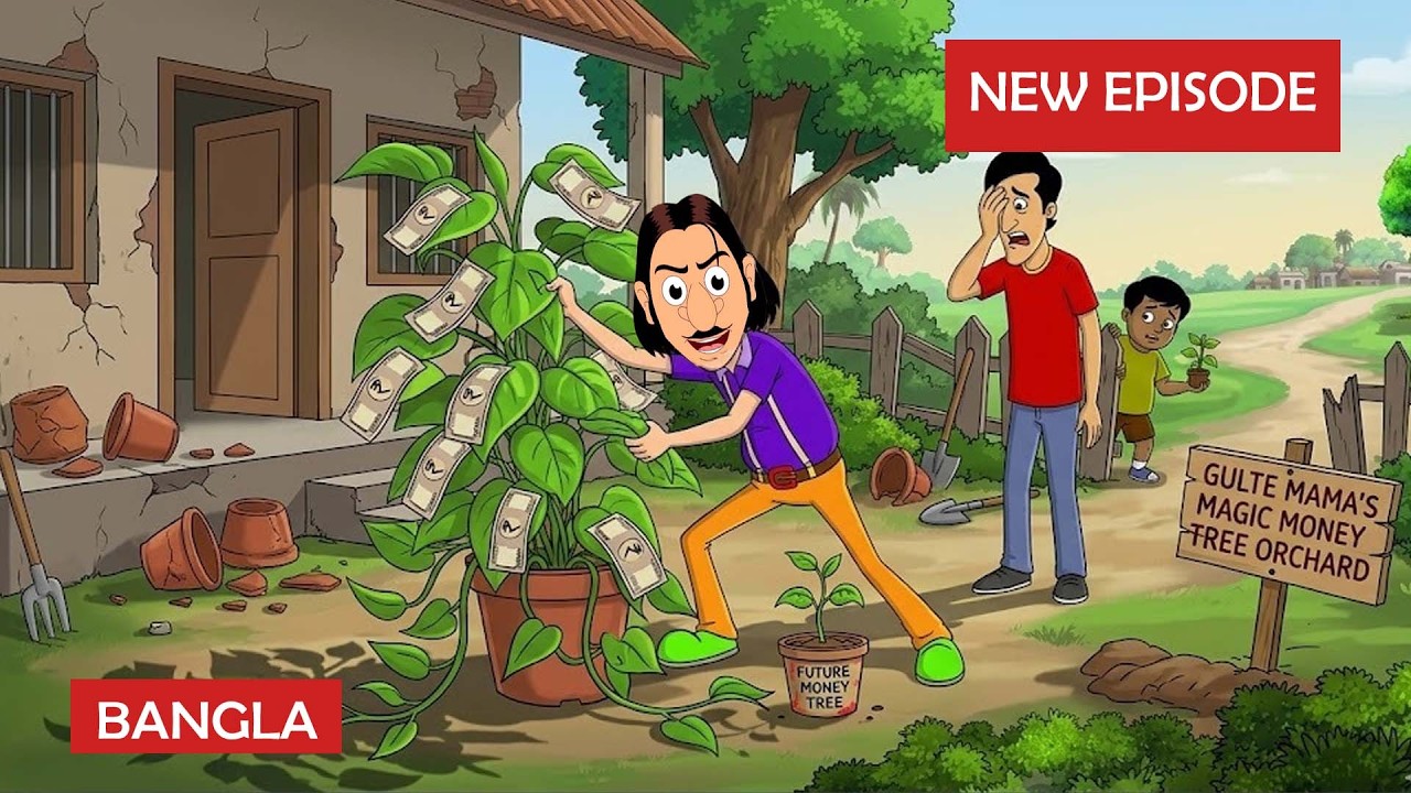 গুলতে মামা এবং টাকার গাছ | Gulte Mama | Movie | গুল্টে মামা | gulte mama new episode