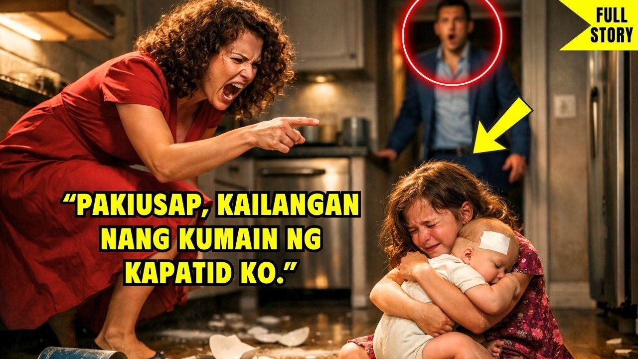 Batang Babae Umiiyak Na Nakiusap: “Isang Kutsara Lang, 3 Araw Nang Hindi Kumakain!”  Milyonaryo