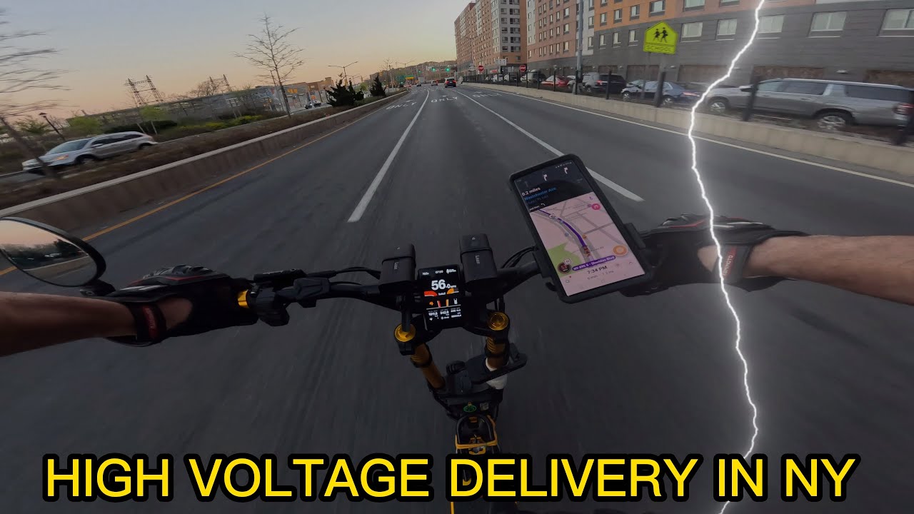 Testing Kaabo Wolf King GT for Fooddelivery Fastest Electric Scooter in my neighborhood Bronx NY2023