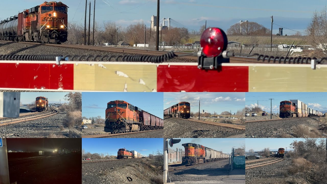 FAST TRAK FREIGHT POWER: AMTRAK & TONS OF BNSF ACTION