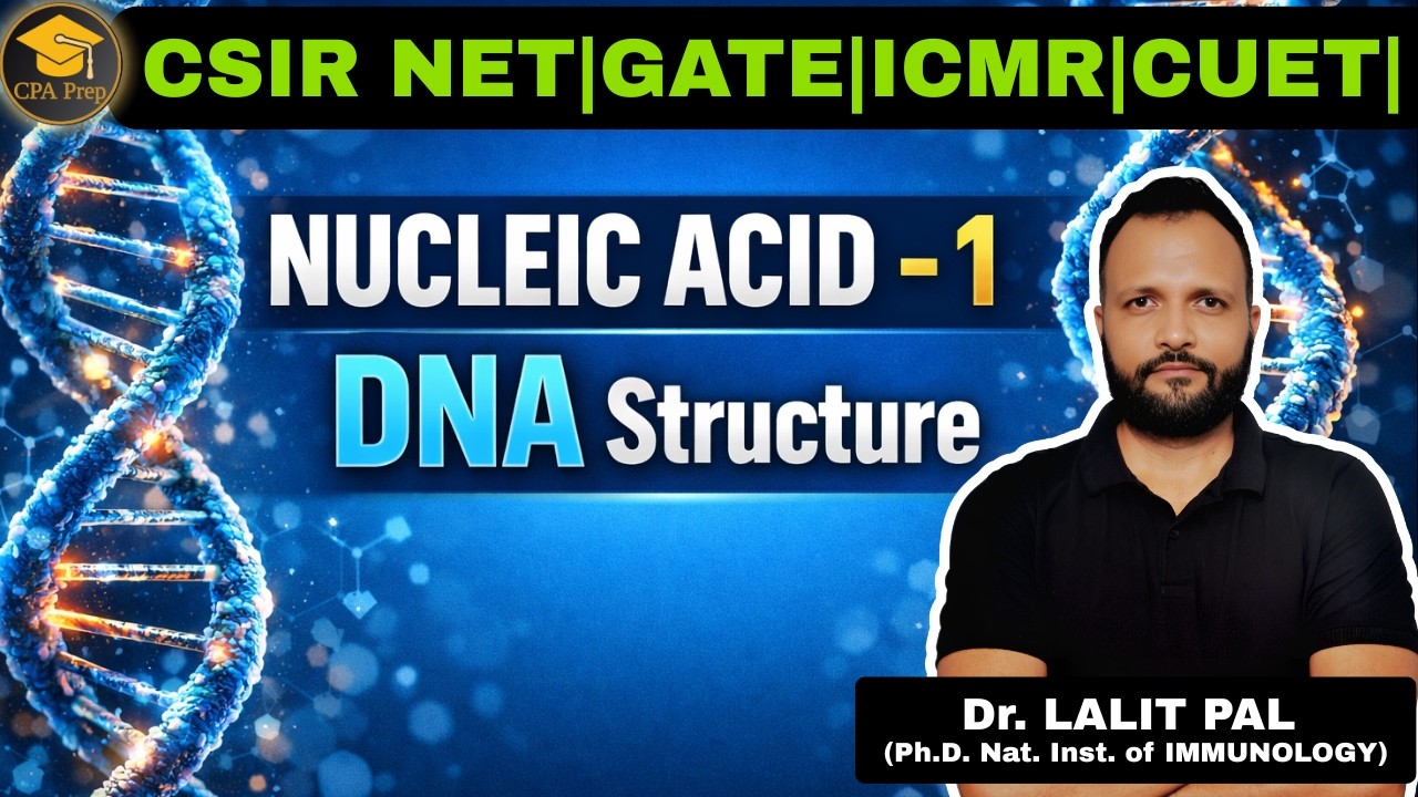 L-01 NUCLEIC ACID -1   |CSIR NET LIFESCIENCES | #drlalitpal