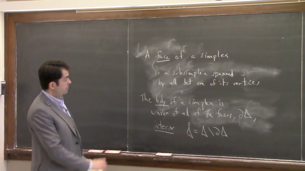 11. ∆-Complexes; Simplicial Homology - Pierre Albin