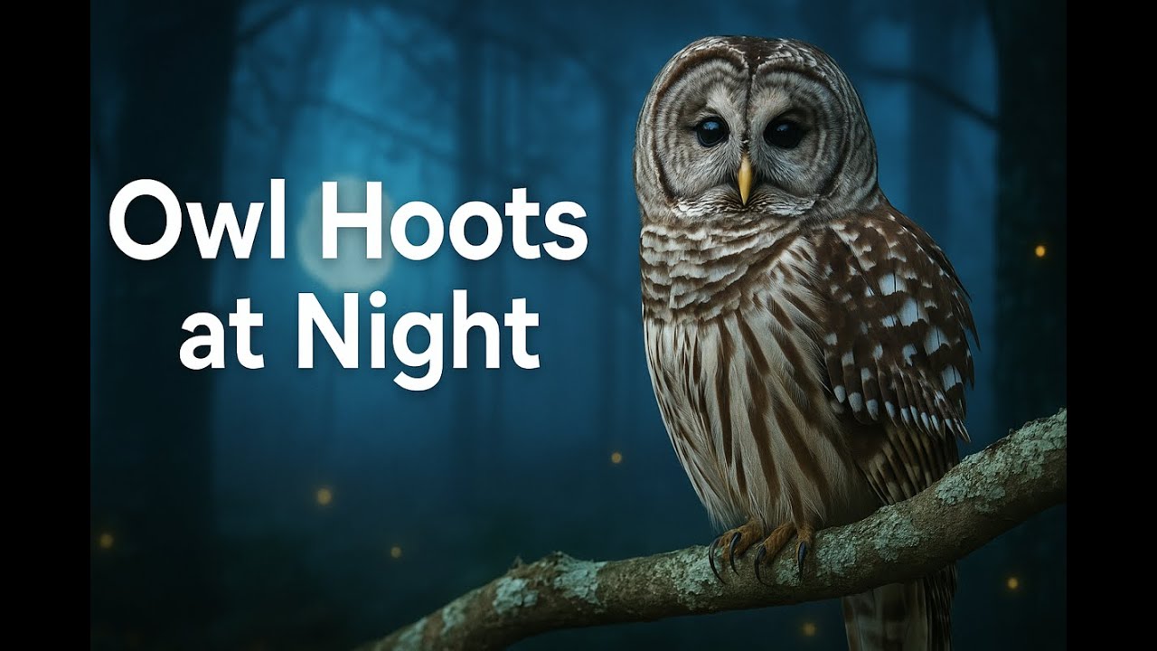Owl Hoots at Night | Calming Forest Ambience for Sleep & Relaxation