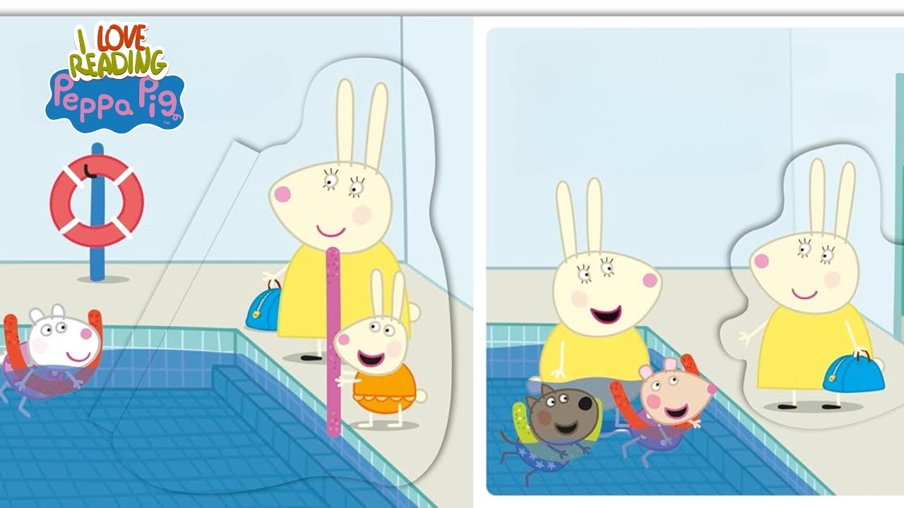 Peppa Pig: Swimming! 🏊‍♀️💦 | Fun Lift-the-Flap Read Aloud | Storytime for Kids!
