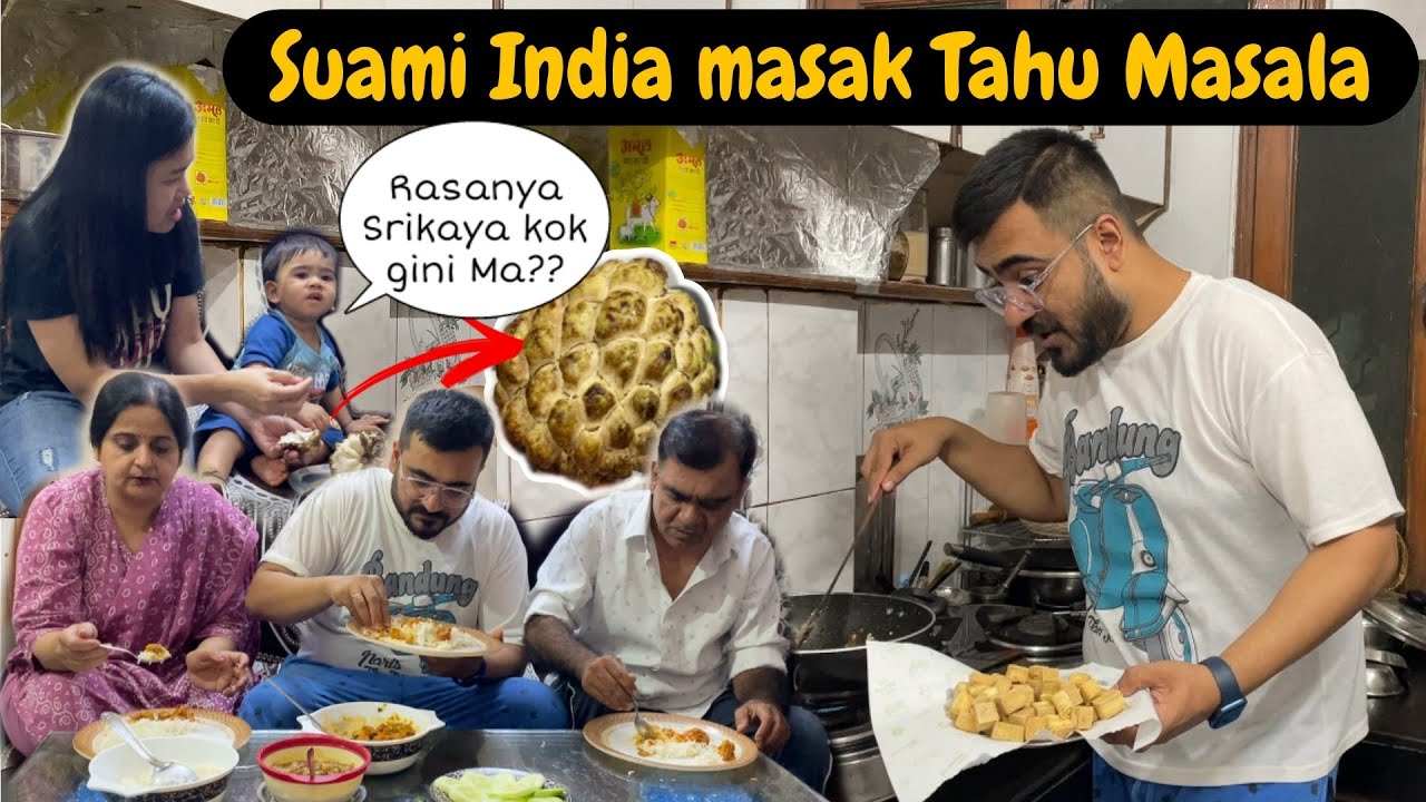 DI LUAR DUGAAN!! SUAMI INDIA MASAK MASALA TAHU DAN RASANYA BENAR-BENAR MENGEJUTKAN