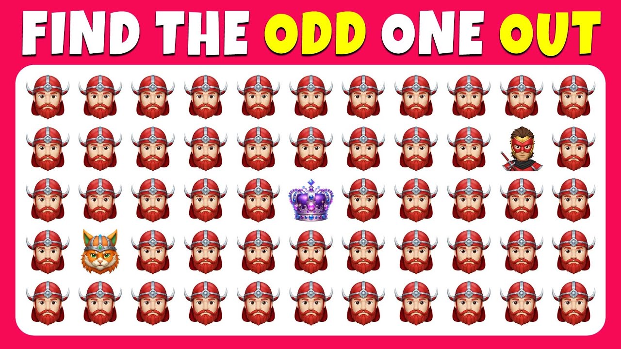 ODD ONE OUT: Warriors & Weapons 🛡️ 30 Fast Puzzles (Easy → Medium → Hard)
