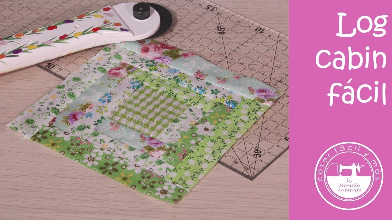 El log cabin hecho f&aacute;cil, patchwork