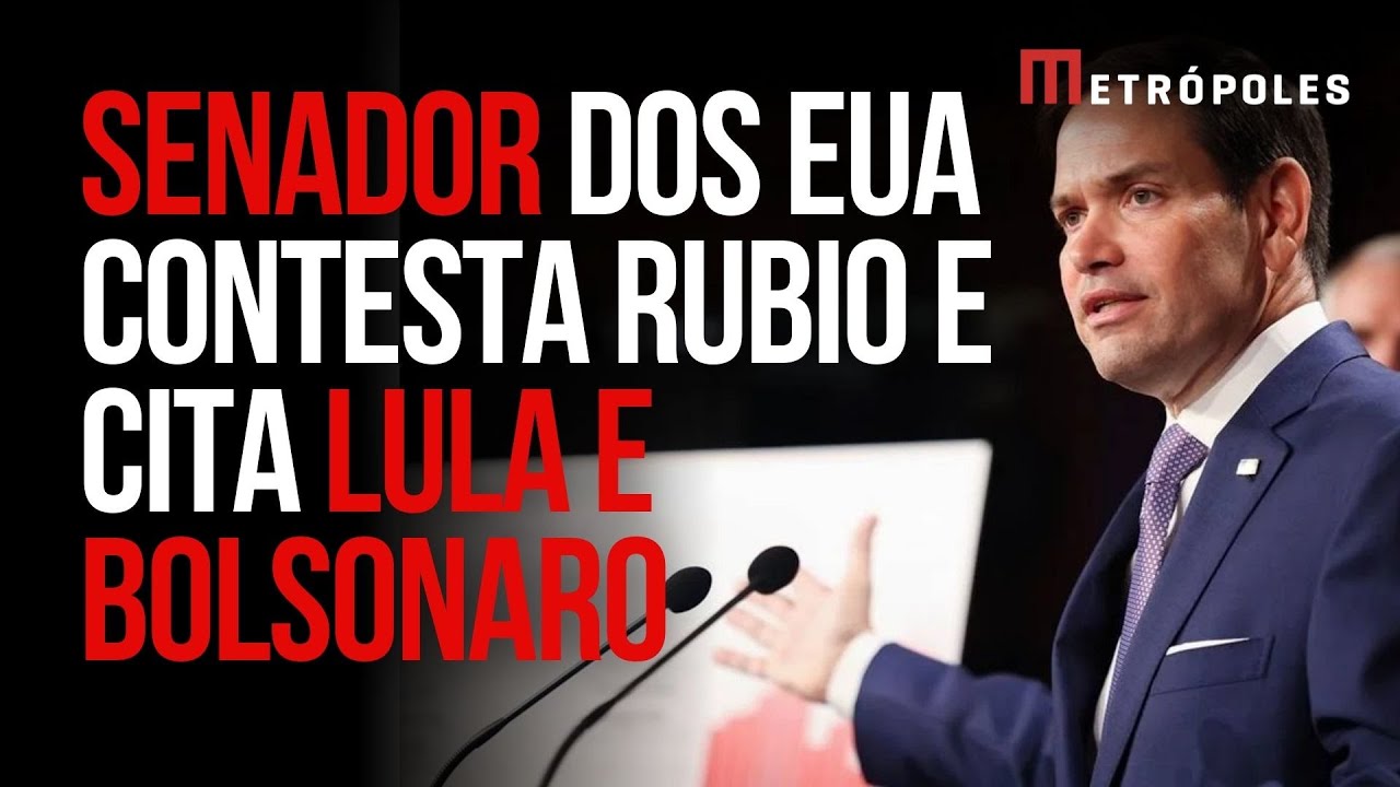 EUA: senador cita Lula e Bolsonaro ao contestar Rubio sobre Venezuela