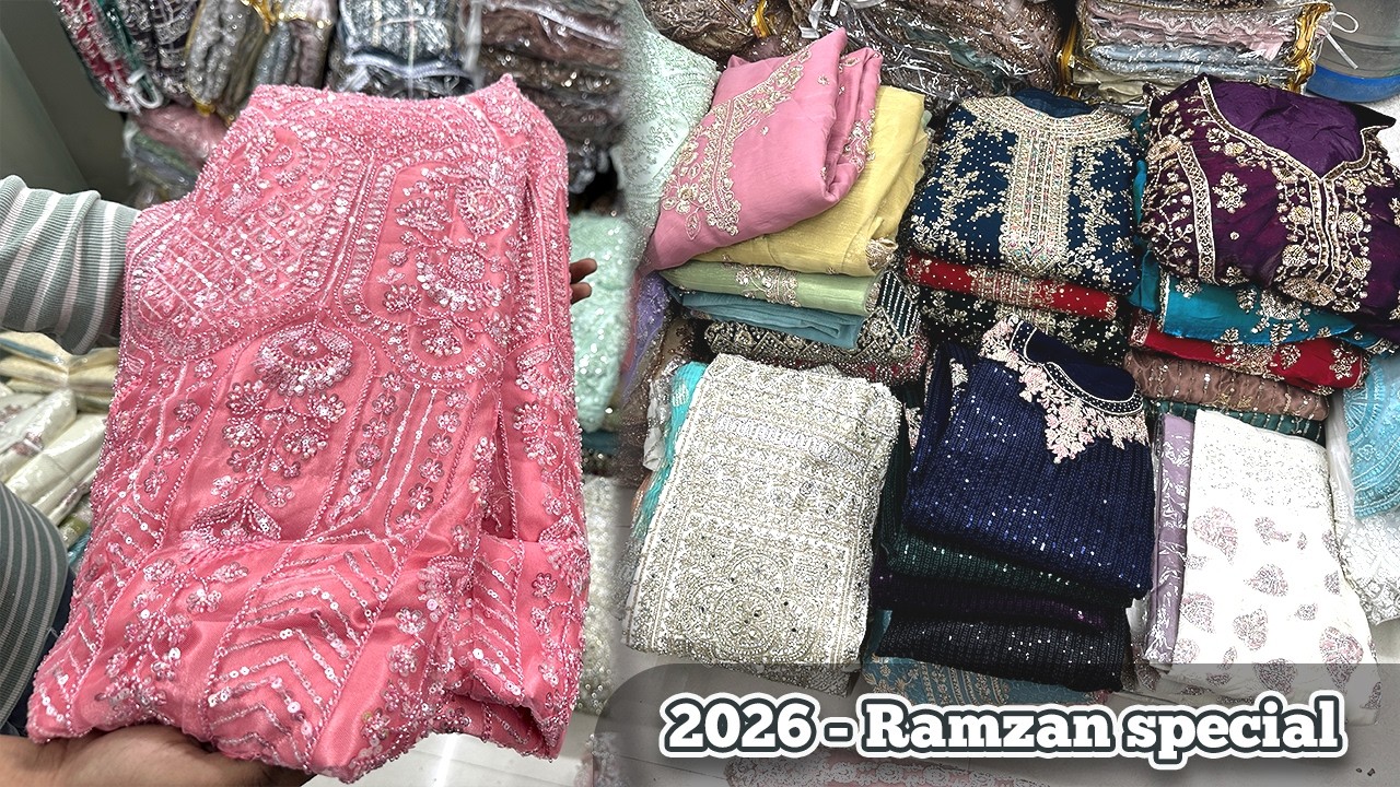 2026 Ramzan Special Heavy Collection | New Pakistani Suits & Indowestern Gowns | Wholesale Market