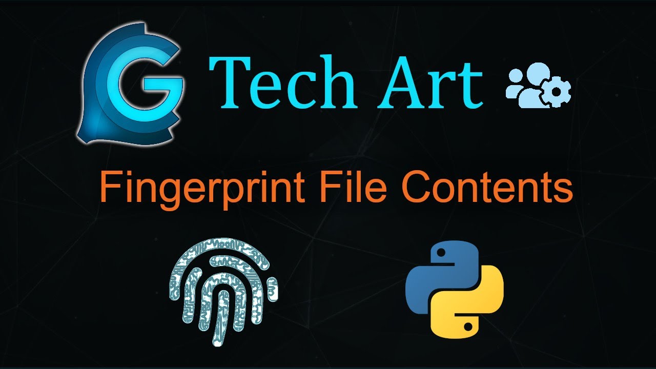 Fingerprinting content with Python