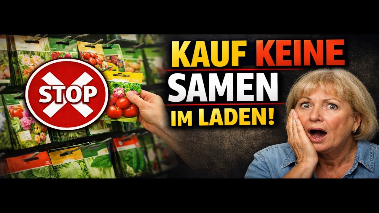 Kauf KEINE Samen im Laden, bevor du das hier weißt! ⛔ Die ganze Wahrheit über die bunten Samentütch