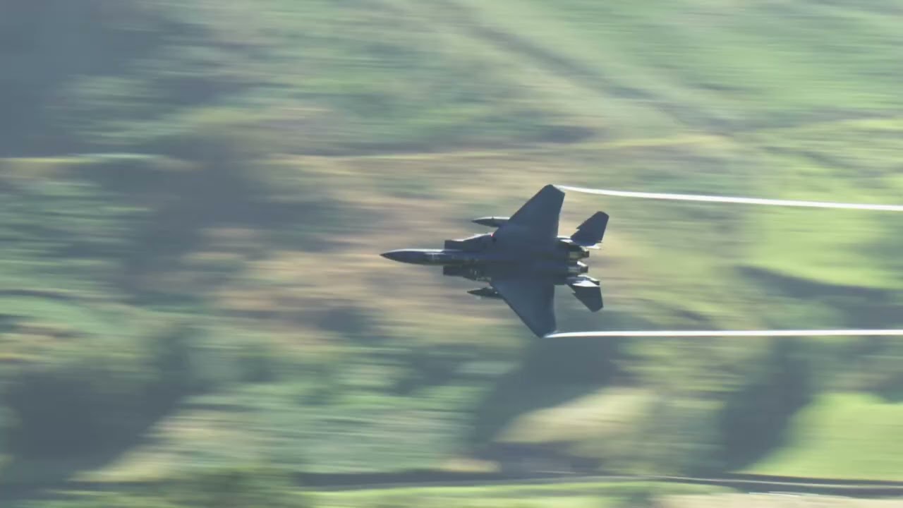 F15s, F35As and an RAF Typhoon: a sunny day in LFA 17.
