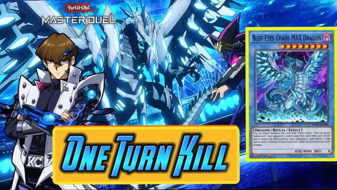 The Most CONSISTENT BLUE-EYES CHAOS MAX Deck, ONE TURN KILL [Master Duel]