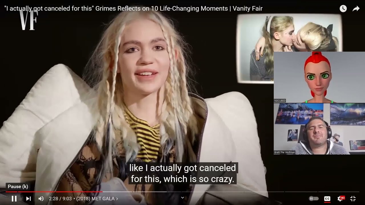 Grimes Reflects on 10 Life-Changing Moments | Vanity Fair Reaction by Brett and N3CUBED