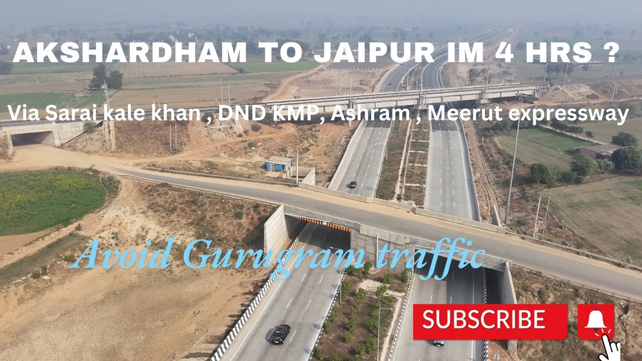 Akshardham to Faridabad in 30 Mins ?  Akshardham to Mumbai Expressway in 45 Minutes ?#travel