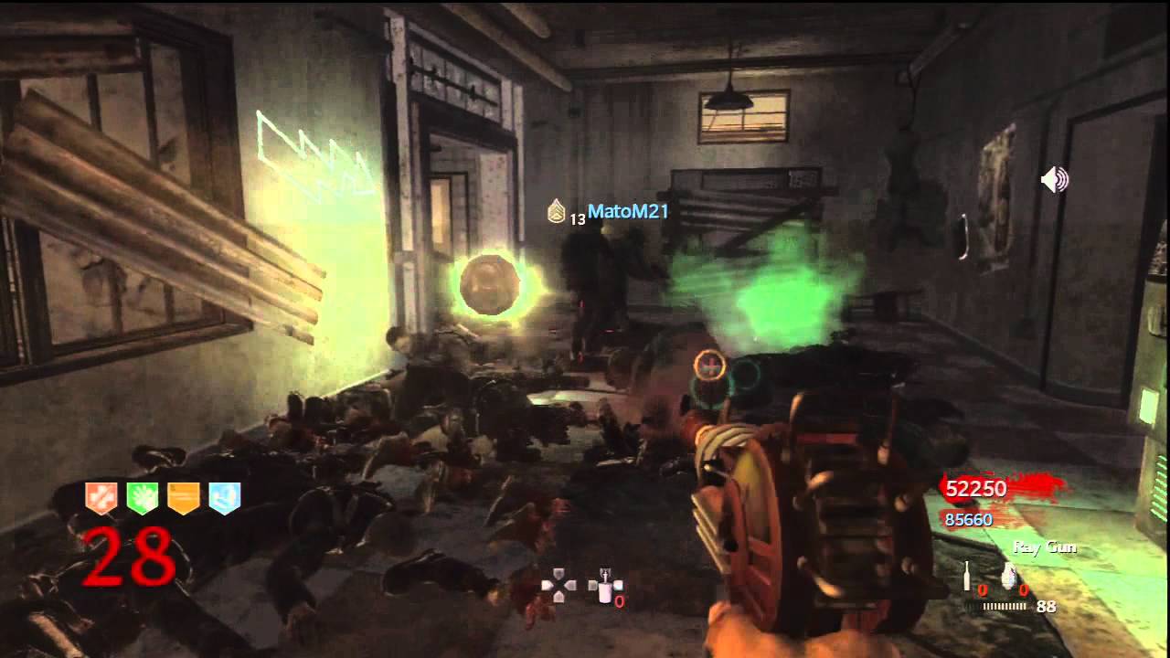 World at War Verrückt: Round 30 Co-Op 2 player - Nazi Zombies - TheRelaxingEnd & MatoM21