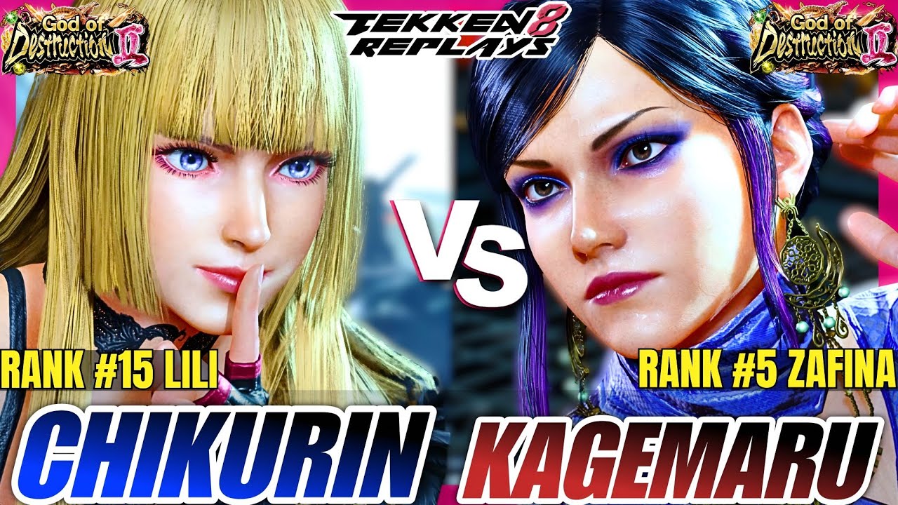 Tekken 8 - Chikurin (Lili) vs Kagemaru (Zafina) - Epic Ranked Match