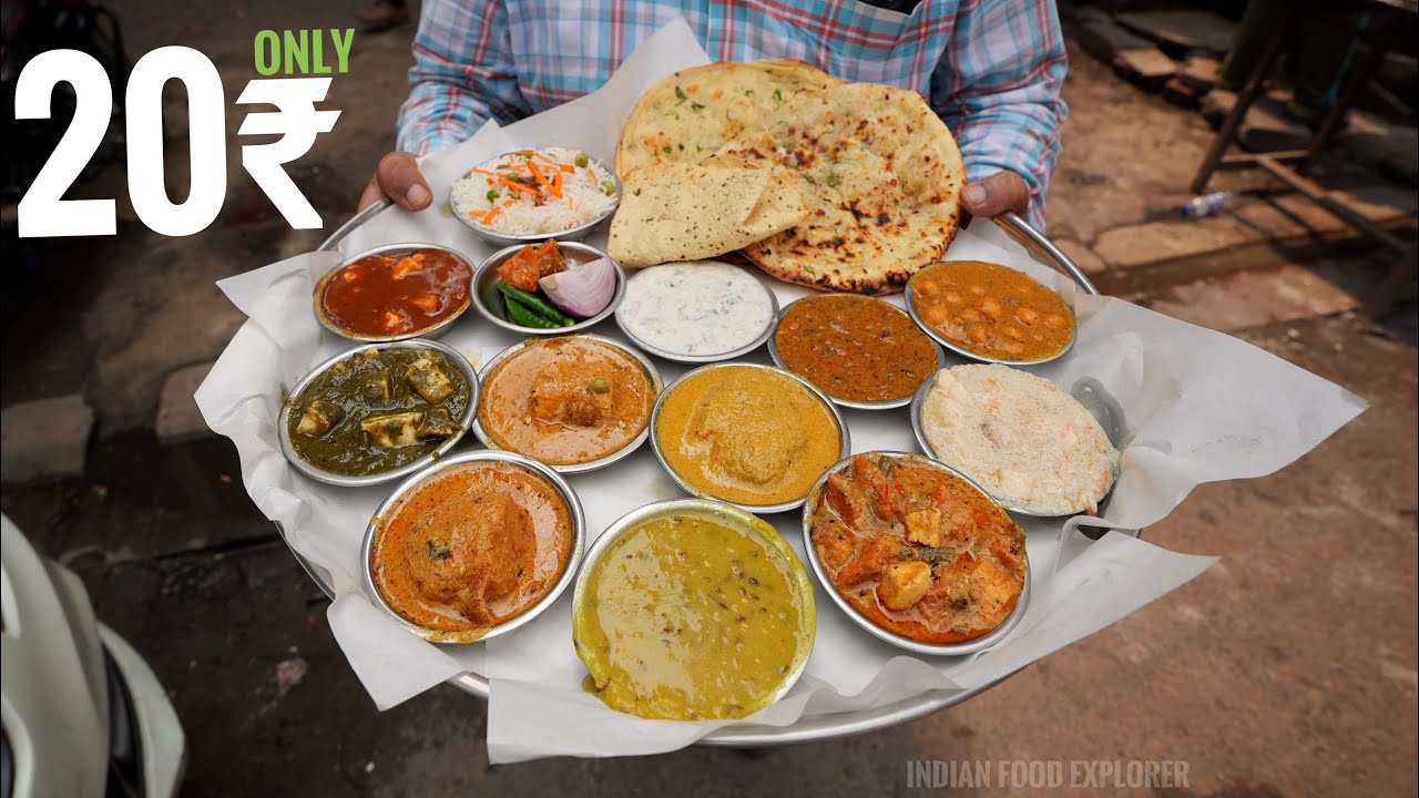 He Introduced Restaurant Style Food in Street Only ₹20/- | Mission Dhaba ￼
