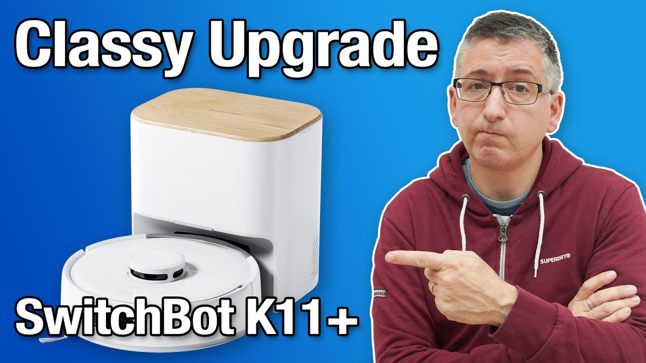 Стильный мини-робот-пылесос: SwitchBot K11+